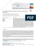 An Update On COVID-19 SARS-CoV-2 Variants, Antiviral Drugs, and Vaccines