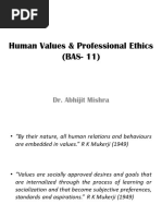 Human Values and Professional Ethics