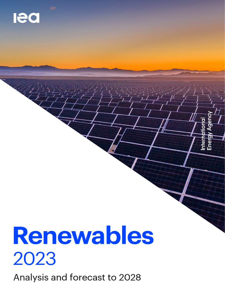 IEA Renewables 2023 Forecast to 2028 | PDF | Renewable Energy | Solar Power