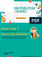 Langkah Penelitian Geografi