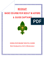 Booklet Basic Course For Scout Masters and Guide Captains