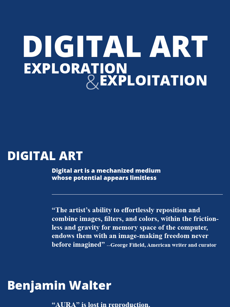 Digital Art | PDF | Interactive Art
