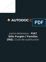 Cómo Cambiar - Copelas Del Amortiguador de La Parte Delantera - FIAT Stilo Furgón - Familiar (192) - Guía de Sustitución