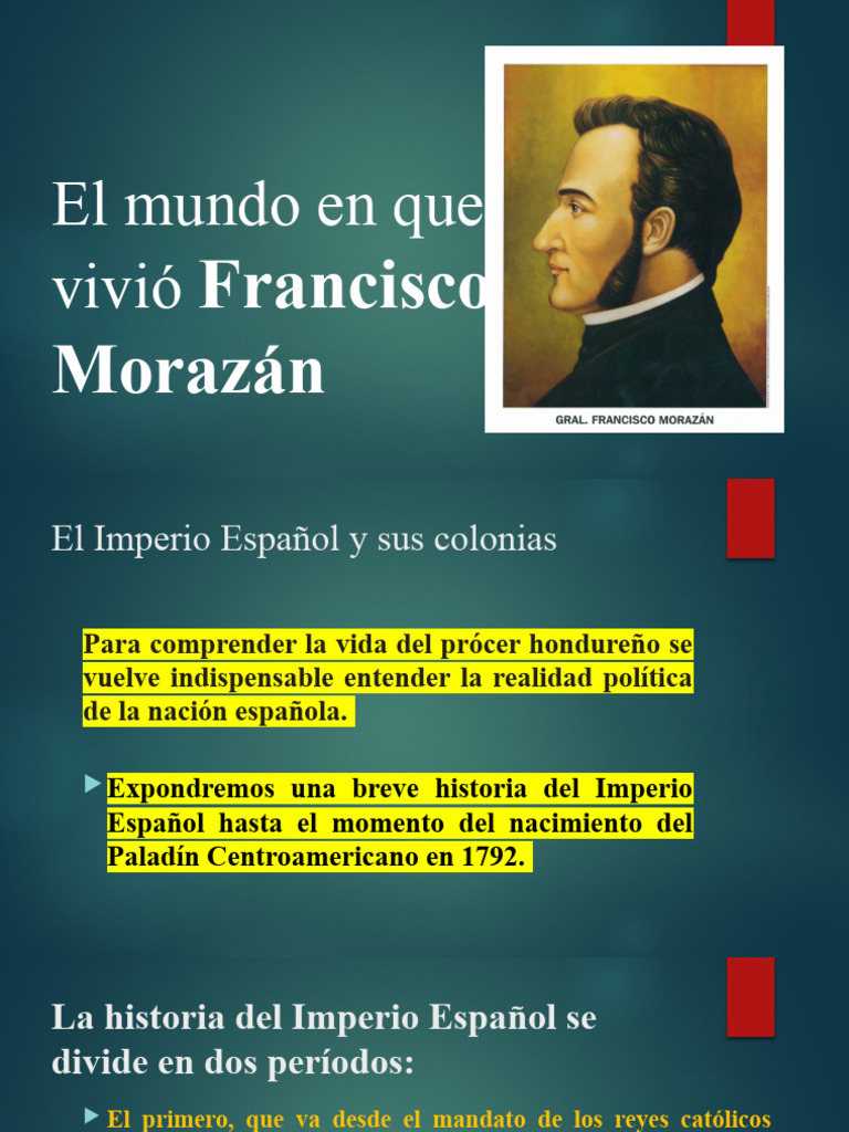 Francisco Morazan En Español | Francisco Morazan Aportaciones – BQSHA