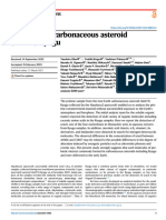 Uracil in Asteroid