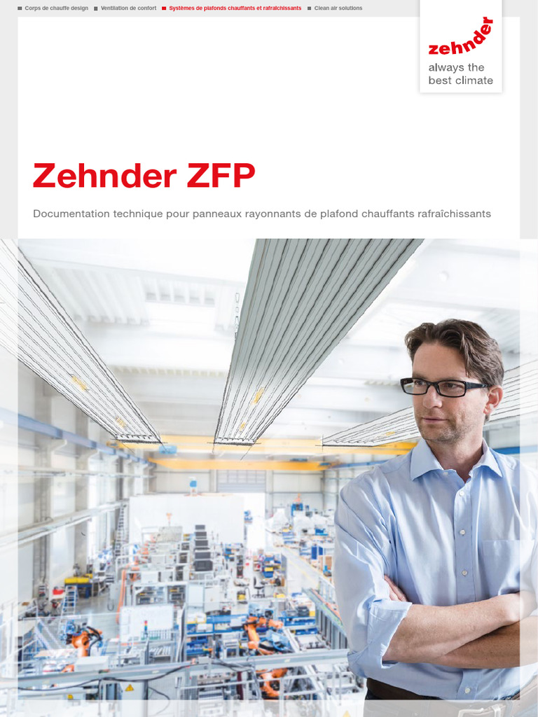 Panneaux Rayonnants Zehnder ZFP | PDF | Chaleur | Température