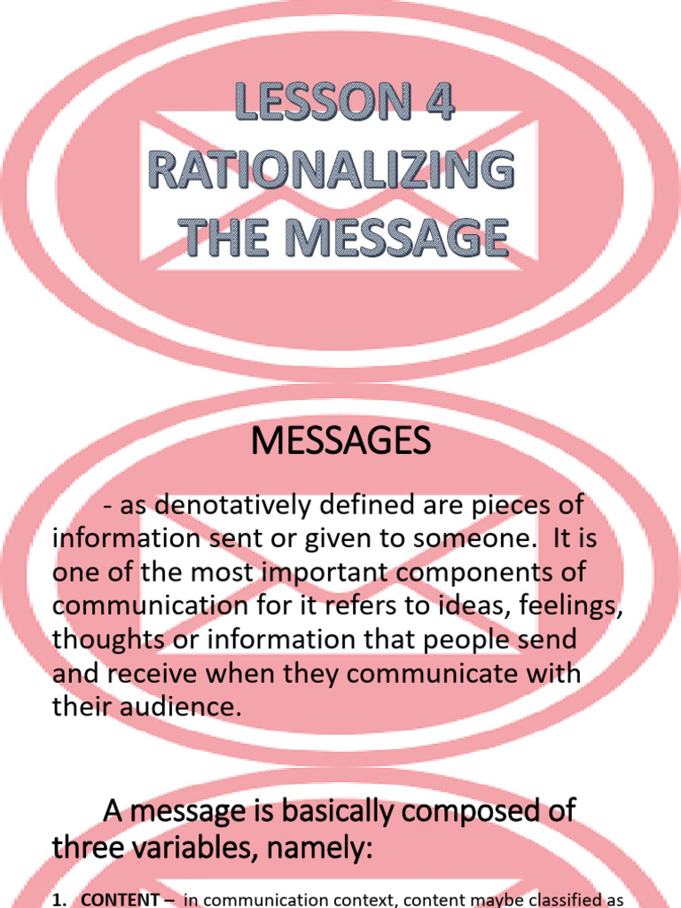 Understanding Message Structure and Content | PDF | Science & Mathematics