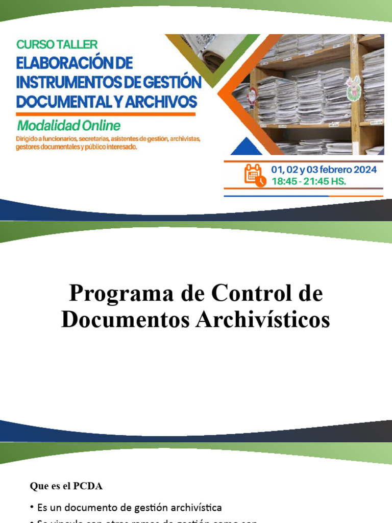 02 Programa De Control De Documentos Pdf
