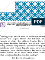 Kedudukan Mazhab Menurut Perspektif Undang Undang PDF