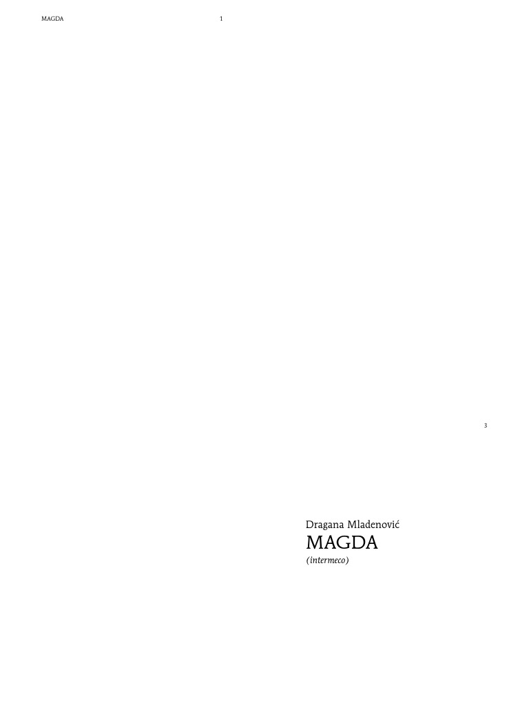 Magda | PDF