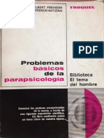 Problemas Básicos de La Parapsicologia