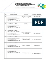 Jadwal Kegiatan Dan Dokumentasi 1