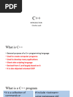 C++ Session 1 Introduction - 1