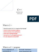 C++ Session 1 Introduction - 1