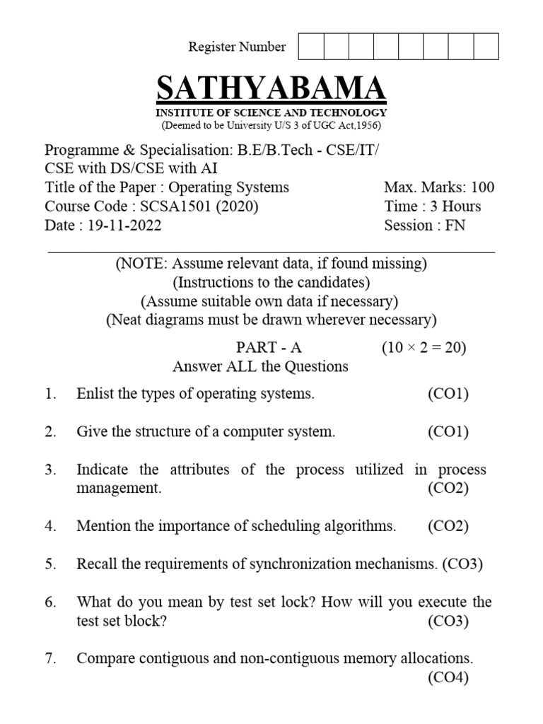Sathyabama: Register Number | PDF | Computer Data | Software Engineering