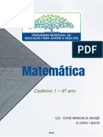 Apostila 6 º Ano - Matemática