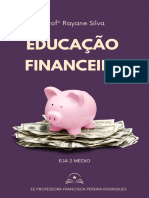 Capa de Livro de Finanças e Educação Financeira Cor Roxa Moderno