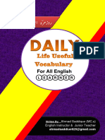 Daily Life Vocabulary by Ahmad Sir