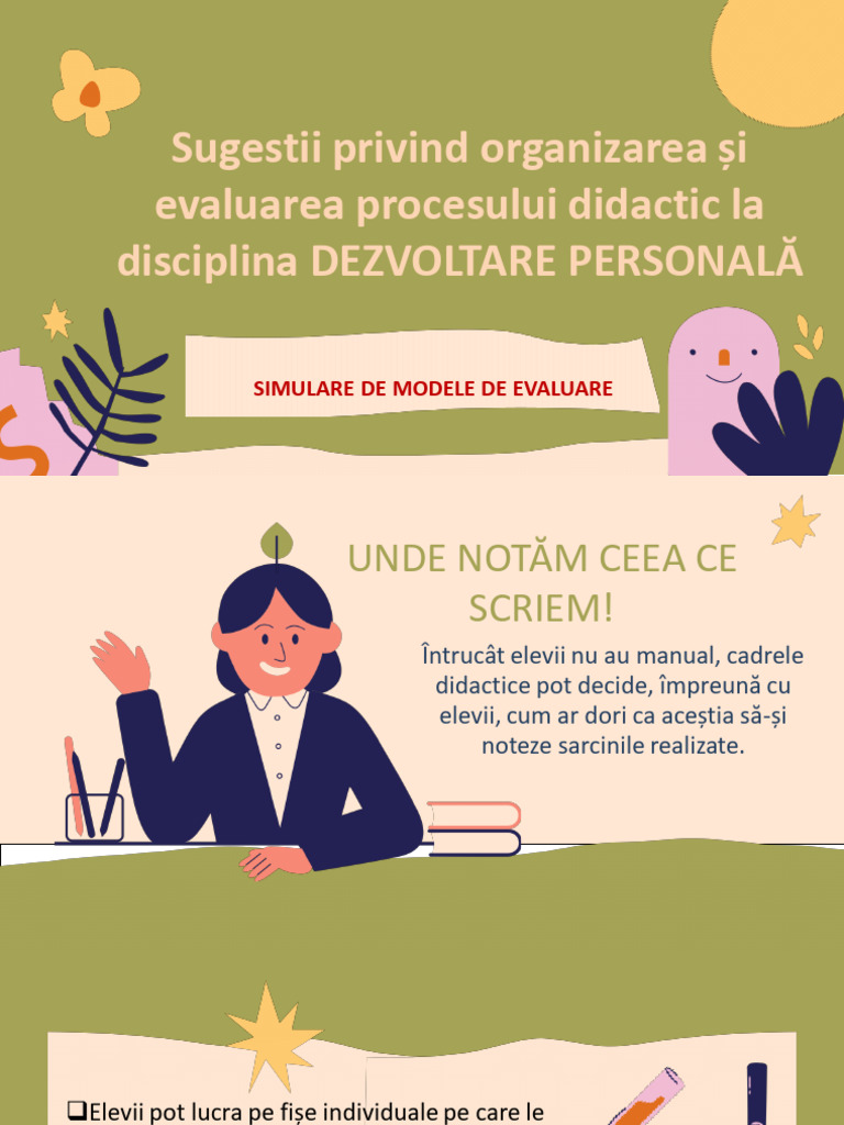 Modele de Evaluare | PDF