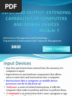 Introduction To Computers Module 7 Input and Output S2 21