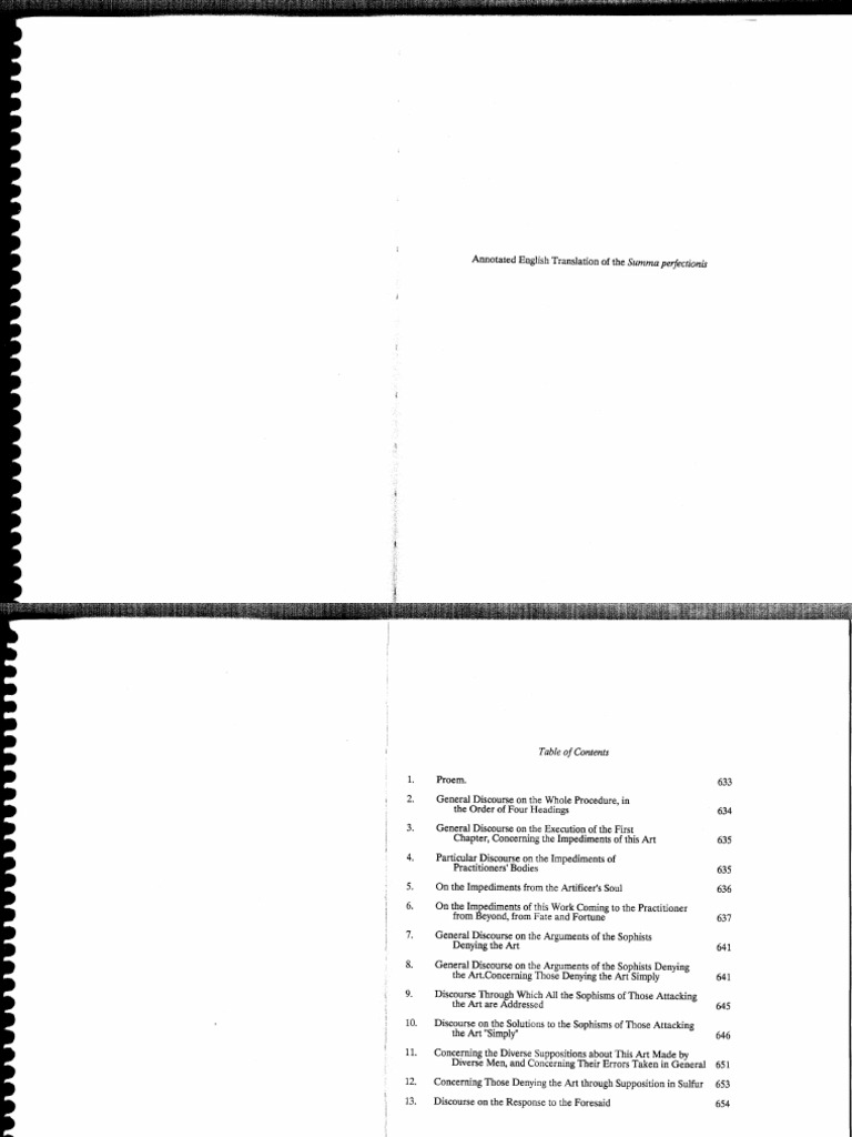 Summa Perfectionis Annotated English Translation Pdf