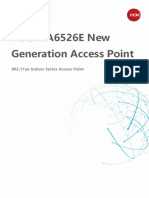 WA6526E New Generation 802.11ax Indoor Series AP Datasheet