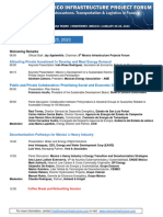 Agenda 8th Mexico Infrastructure Projects Forum - Monterrey 2023 0124 Print PDF