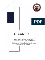  GLOSARIO ANALISIS DE PUESTOS