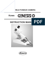 Kowa Genesis-D Retina Camera - User Manual