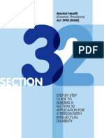 The Step by Step Guide To Making Section 32 (MHFPA) Applications