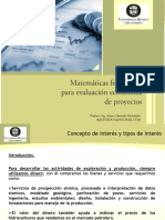 02 Matemáticas Financieras para Evaluación Económica de Proyectos