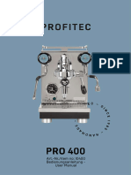 Profitec Pro 400 User Manual