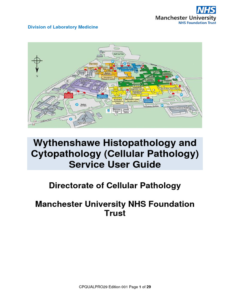 Wythenshawe Histopathology User Guide | PDF | Pathology | Cytopathology