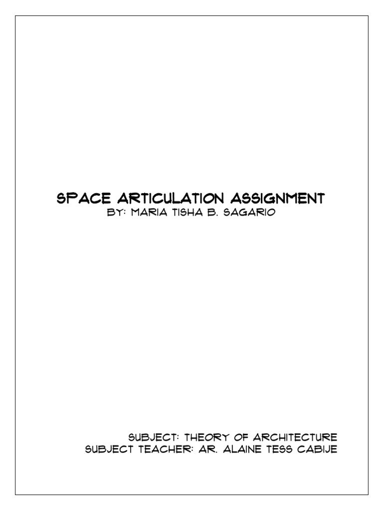 Spatial Articulation in Iconic Architecture | PDF | Space | Symmetry