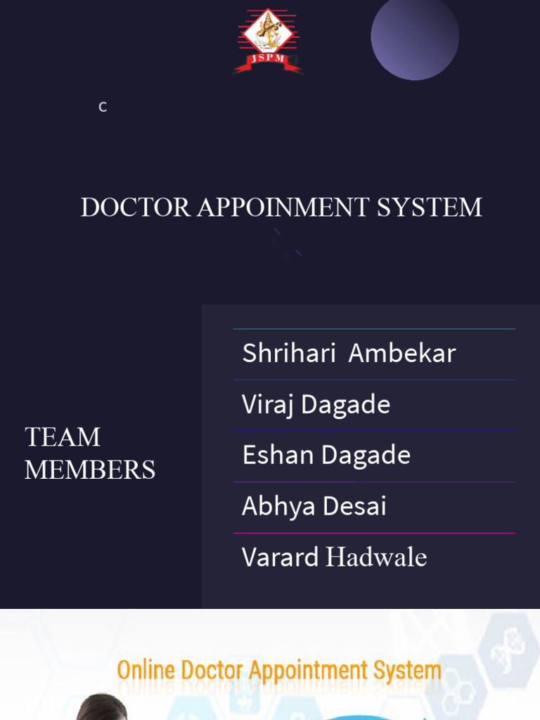 Doctor Appointment Management System | PDF | Information | Information ...