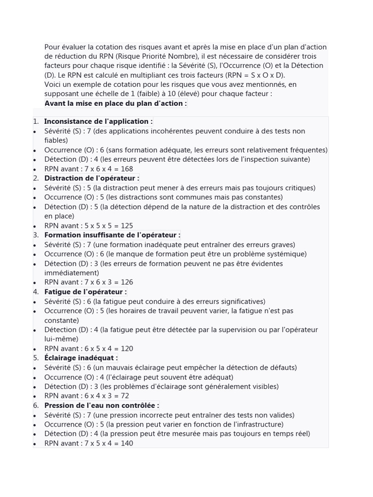 Explication | PDF | Risque