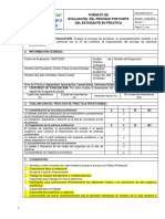 Formato Evaluacion Del Estudiante en Practica