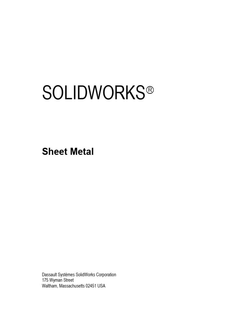 Sheet Metal Training Course Pdf Sheet Metal