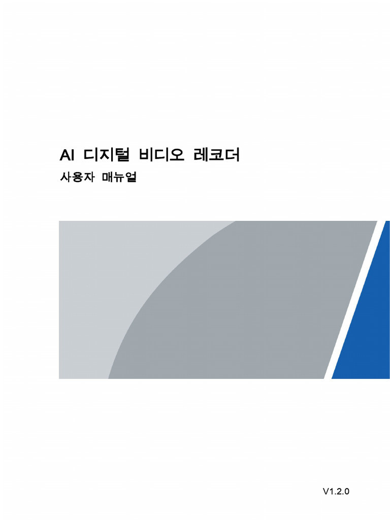 AI DVR User Manual V1.2.0 | PDF | Computers