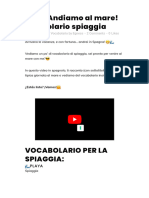 Vocabolario Del Mare in Spagnolo