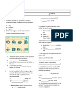 Evaluación Inglés Ciclo VI