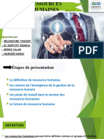 Ressources Humaines