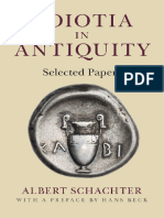 Albert Schachter - Boiotia in Antiquity. Selected Papers (Retail)