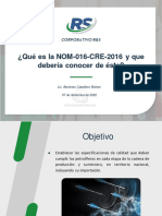 Conoce La NOM-016-CRE-2016 PDF