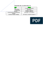 Propiedades Del Aluminio 6061