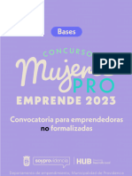 Bases Concurso Mujeres PRO Emprende - 2023 - PDF