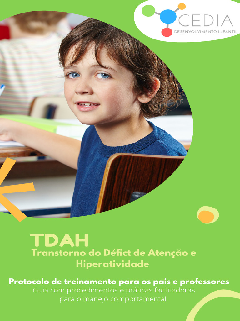 TDAH - Guia para Família e Escola | PDF | Transtorno de déficit de ...