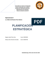 Planificación Estratégica .....