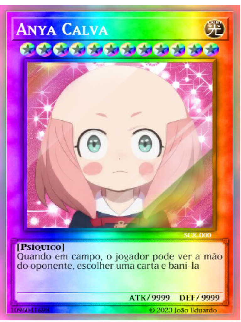Carta de Yu-Gi-Oh Anya Calva PDF