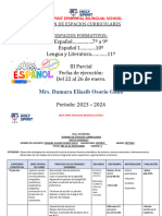 Sesión de Espacios Curriculares Del 22 Al 26 de Enero